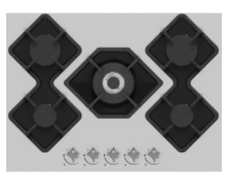 PLAQUE CHAUFF 5F VERRE BLANCHE 60/70-FFD